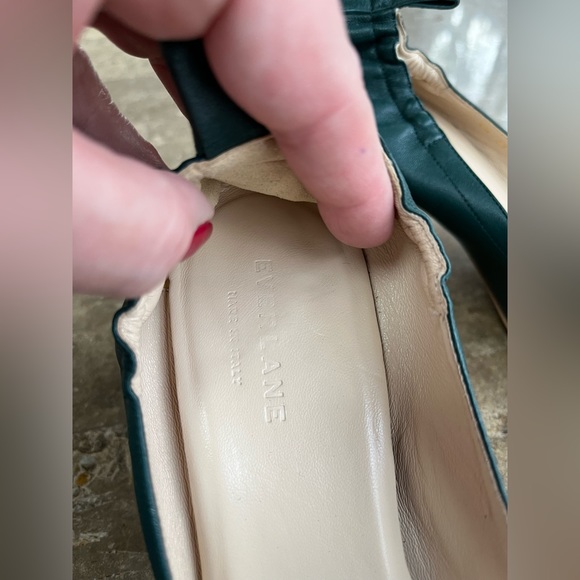 Everlane pumps. Green.  Size 11. Leather. Beautiful shoes! - Picture 4 of 8